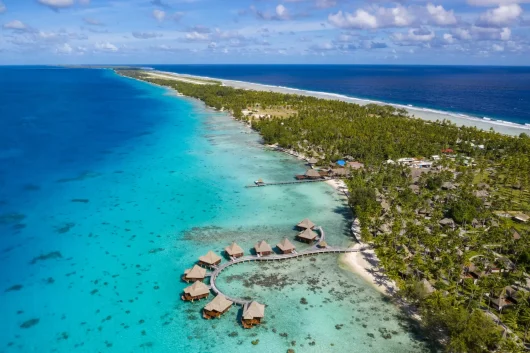 View of Rangiroa atoll © Holger Leue
