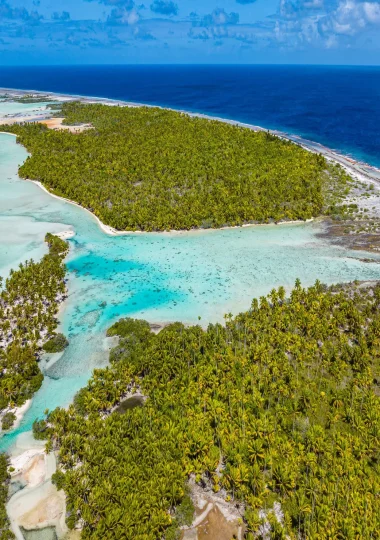 Aerial view of Fakarava atoll©_Michael Runkel