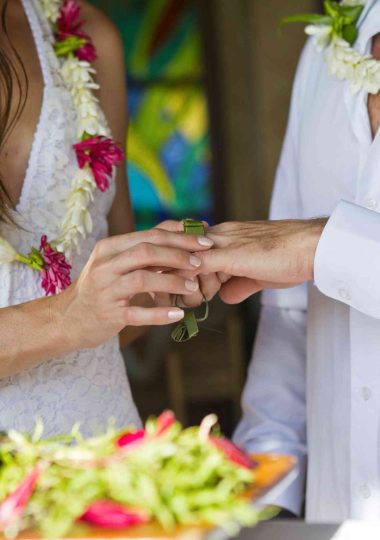 Traditional wedding in Bora Bora © Tahiti Tourisme