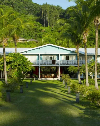 Les jardins du Raiatea Lodge © Tahiti Tourisme